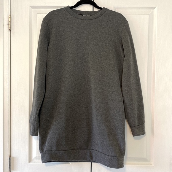 $9 CLEARANCE - Cozy Sweater Dress with Pockets - Picture 1 of 9